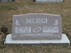 Customized upright memorial for married couple