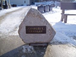 Rock with customized plaque