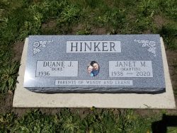 Customized memorial for couple with picture